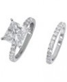 Clearance Rings,Women&Mens Fashion Handmade Luxury Inlaid Teak Titanium Rings Engagement Wedding Rings Jewelry Gift by ZYooh ...